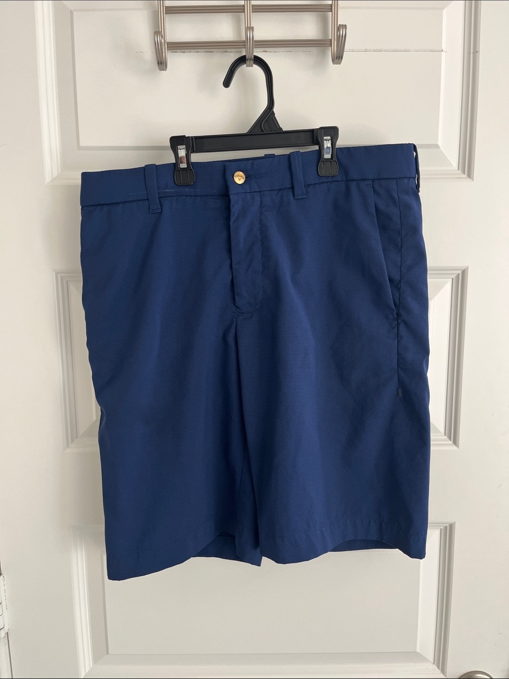 Callaway Men's Navy Flat-Front Performance Shorts